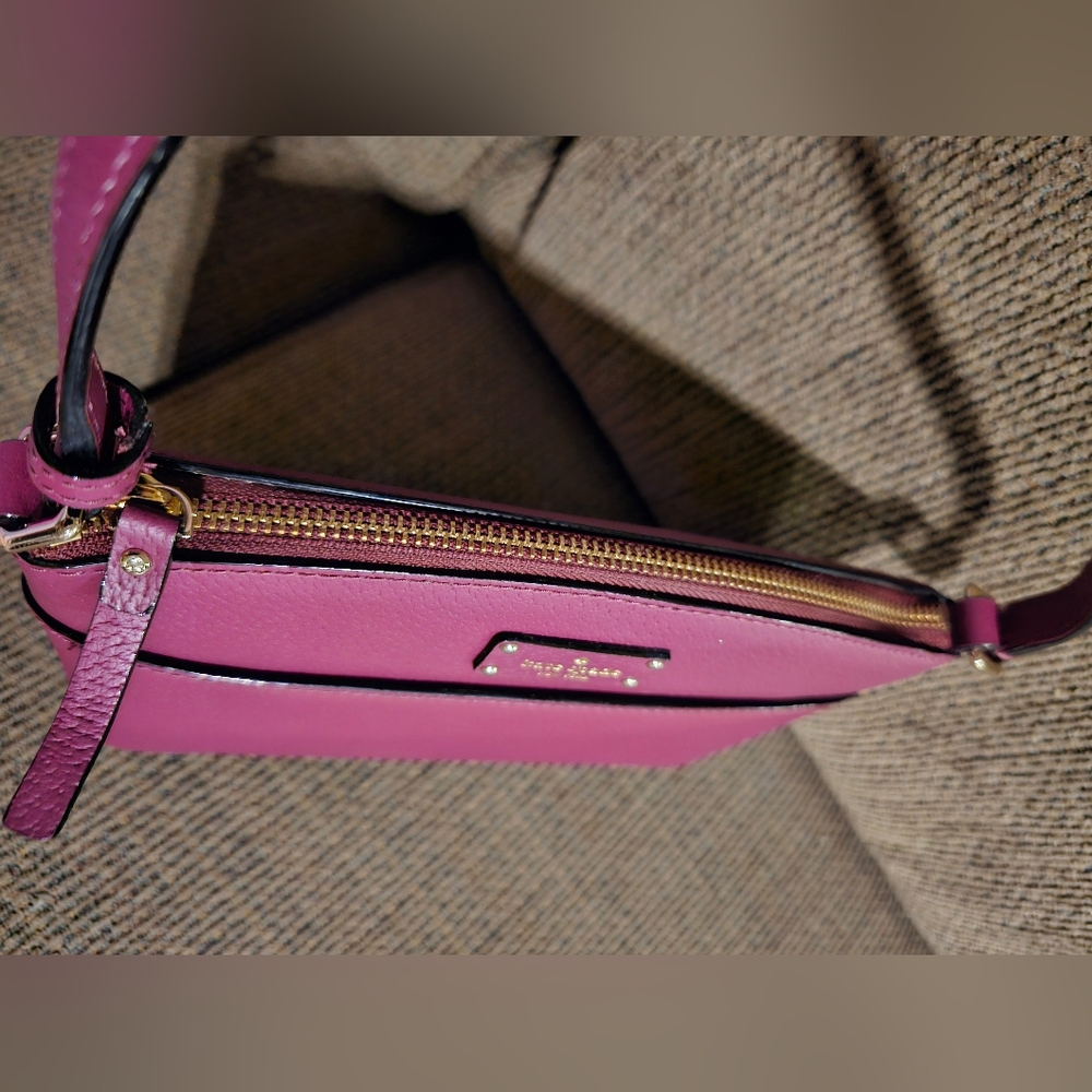 Kate Spade Grove Street Millie Leather Crossbody Cherrywood WKRU4194 NWOT - Picture 7 of 12